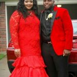 Queen Red Lace Arabic Inspiration Gown